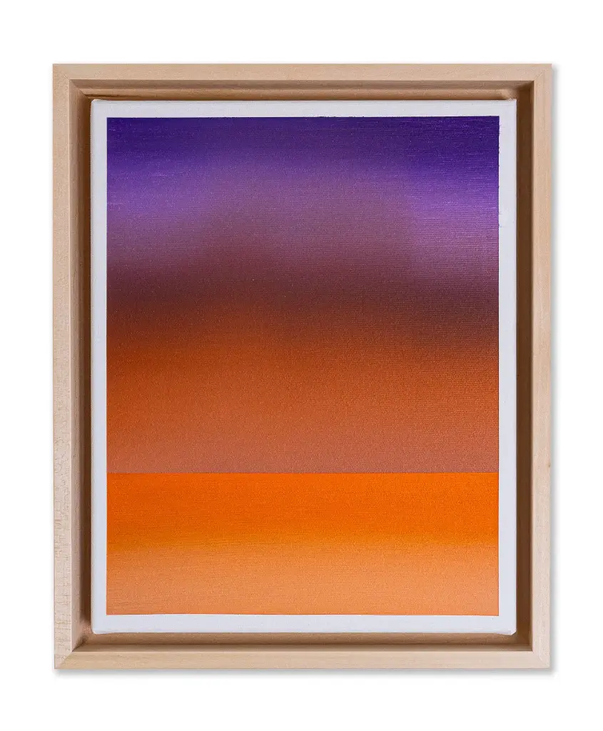 Violett-Orange Mini, Marcel Baumann, 2024