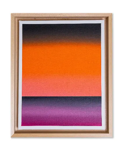 Violett-Orange-Schwarz Mini, Marcel Baumann, 2024